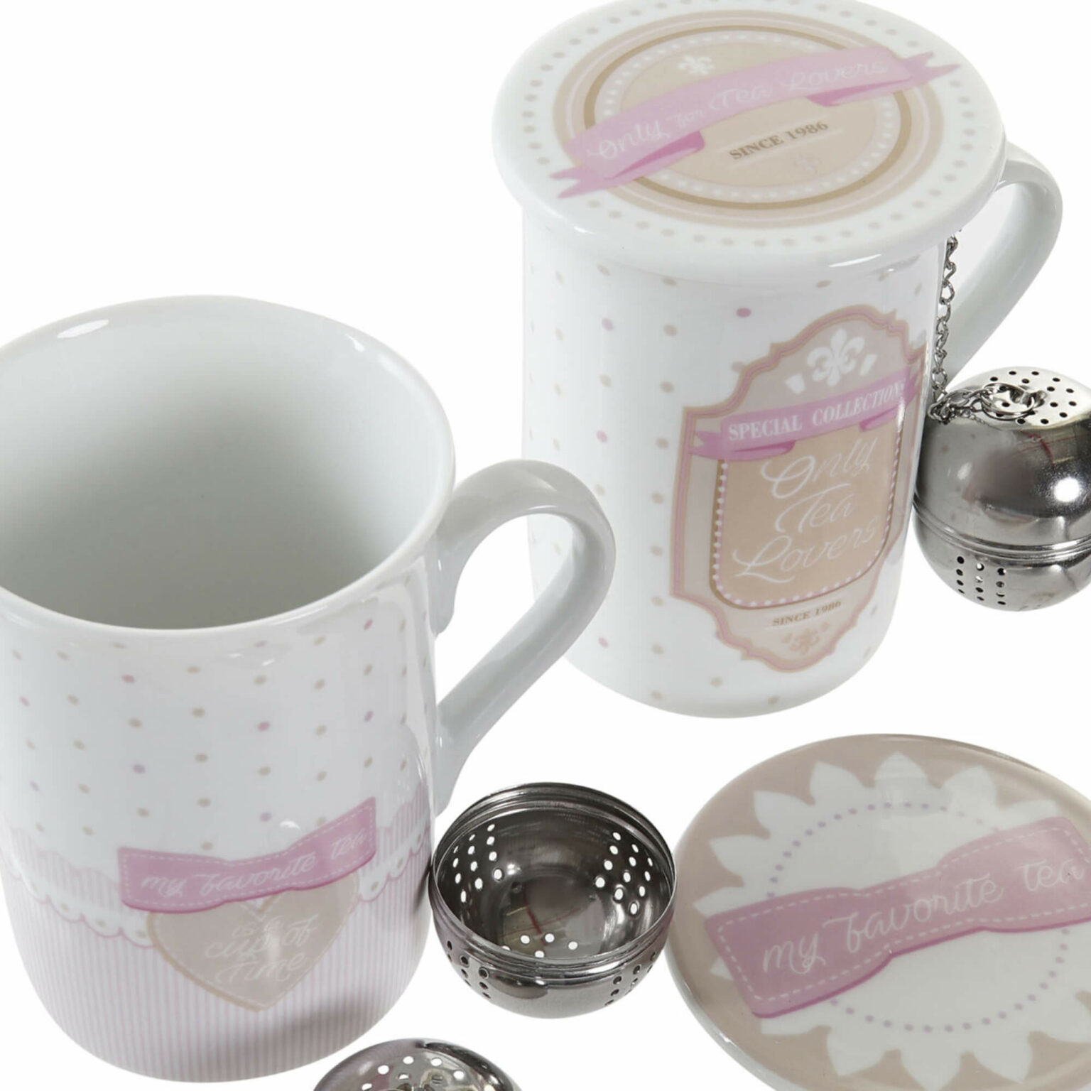 Mug infusiones porcelana