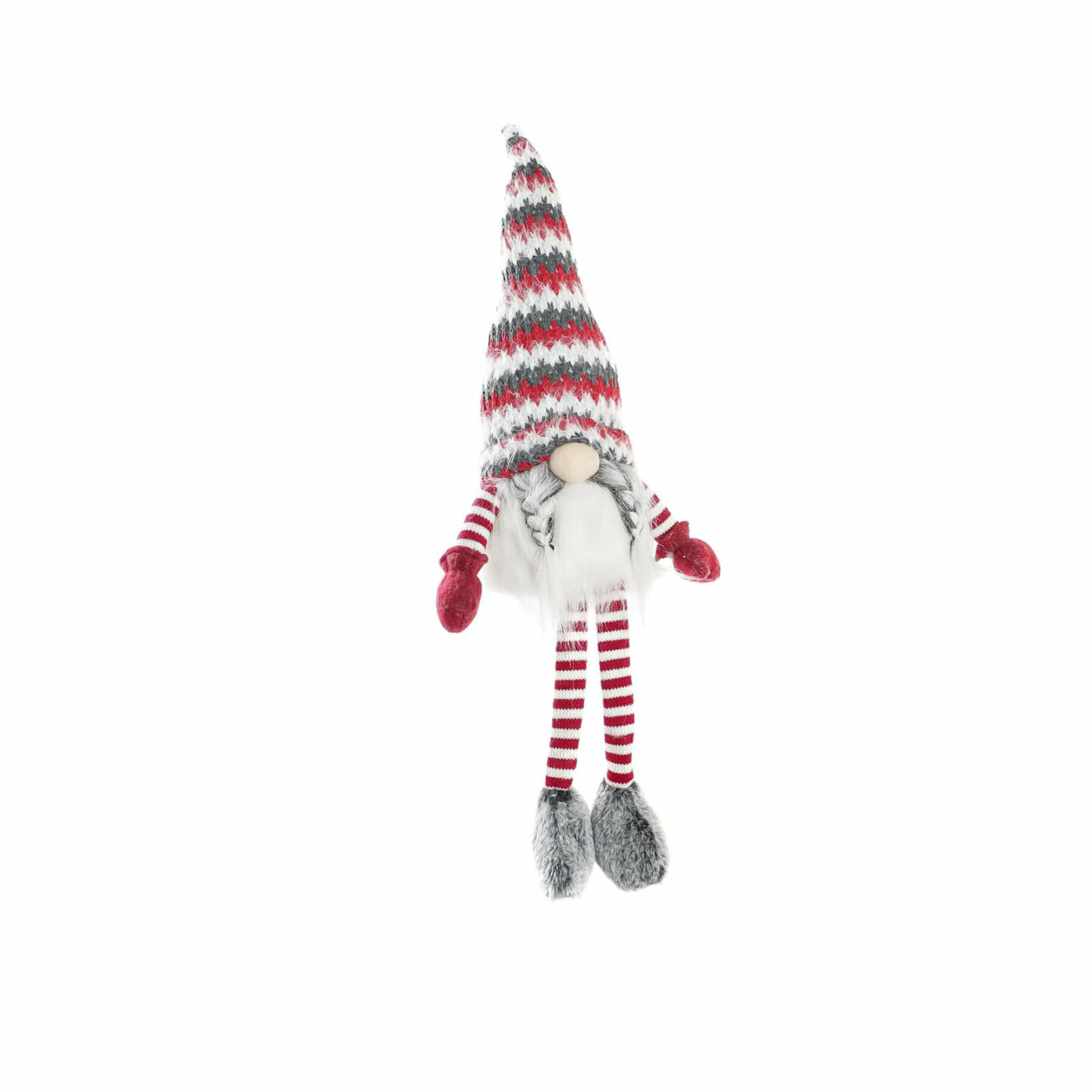 Figura poliester gnomo rojo