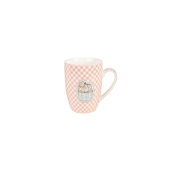 Mug estampado vichy