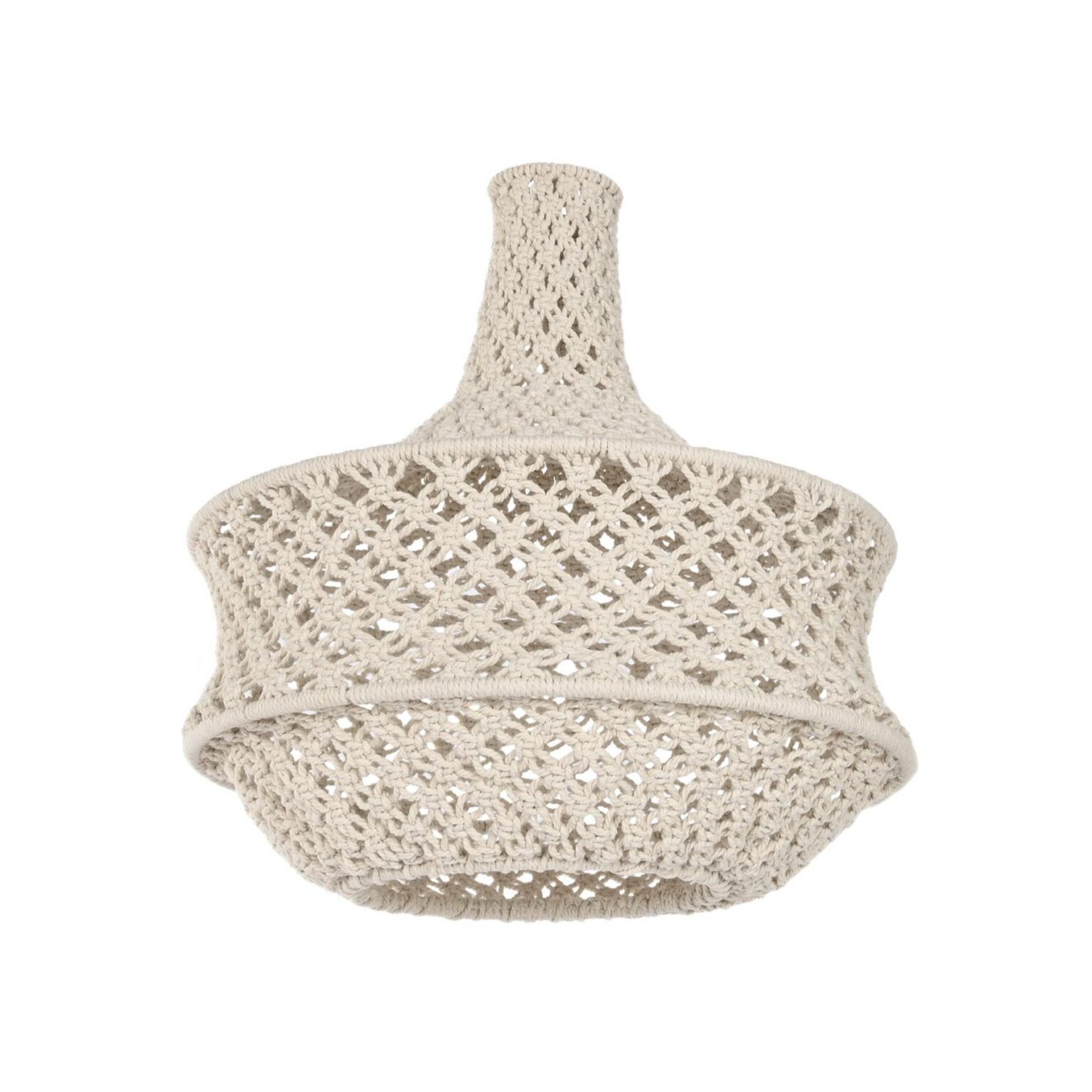 Pantalla macrame natural