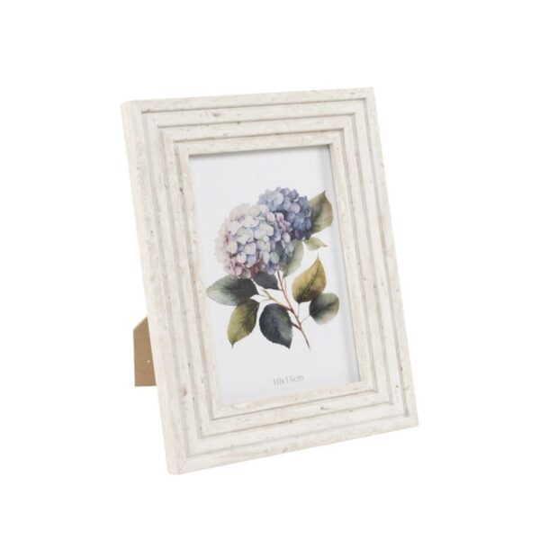 Portafotos 10x15 hortensia de madera