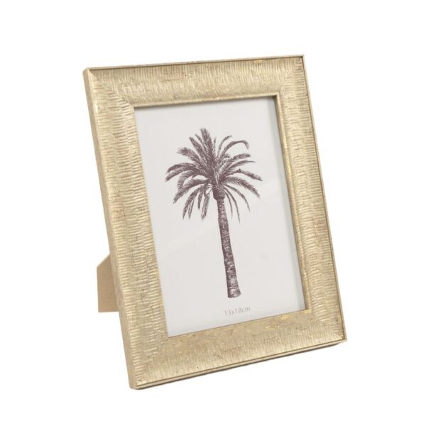 Portafotos 13x18 palmera dorado
