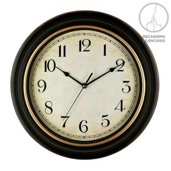 Reloj de pared vintage 35,5 cm